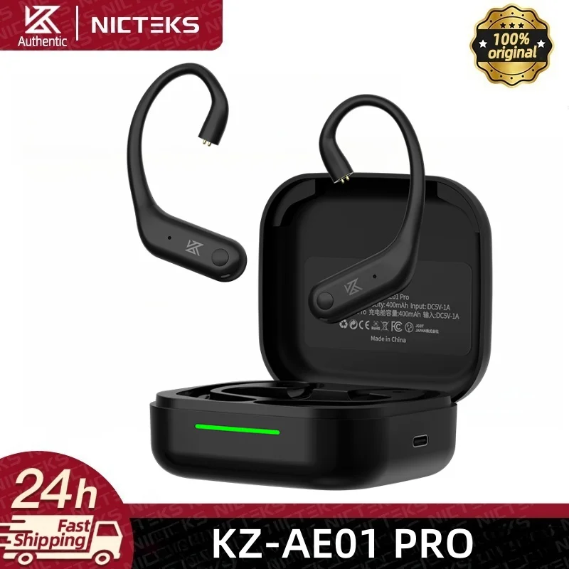 

KZ AE01 Pro Traditional Wired Earphones To Wireless Bluetooth Headset Qualcomm S3 platform AAC/aptX Audio Coding Technology AZ09