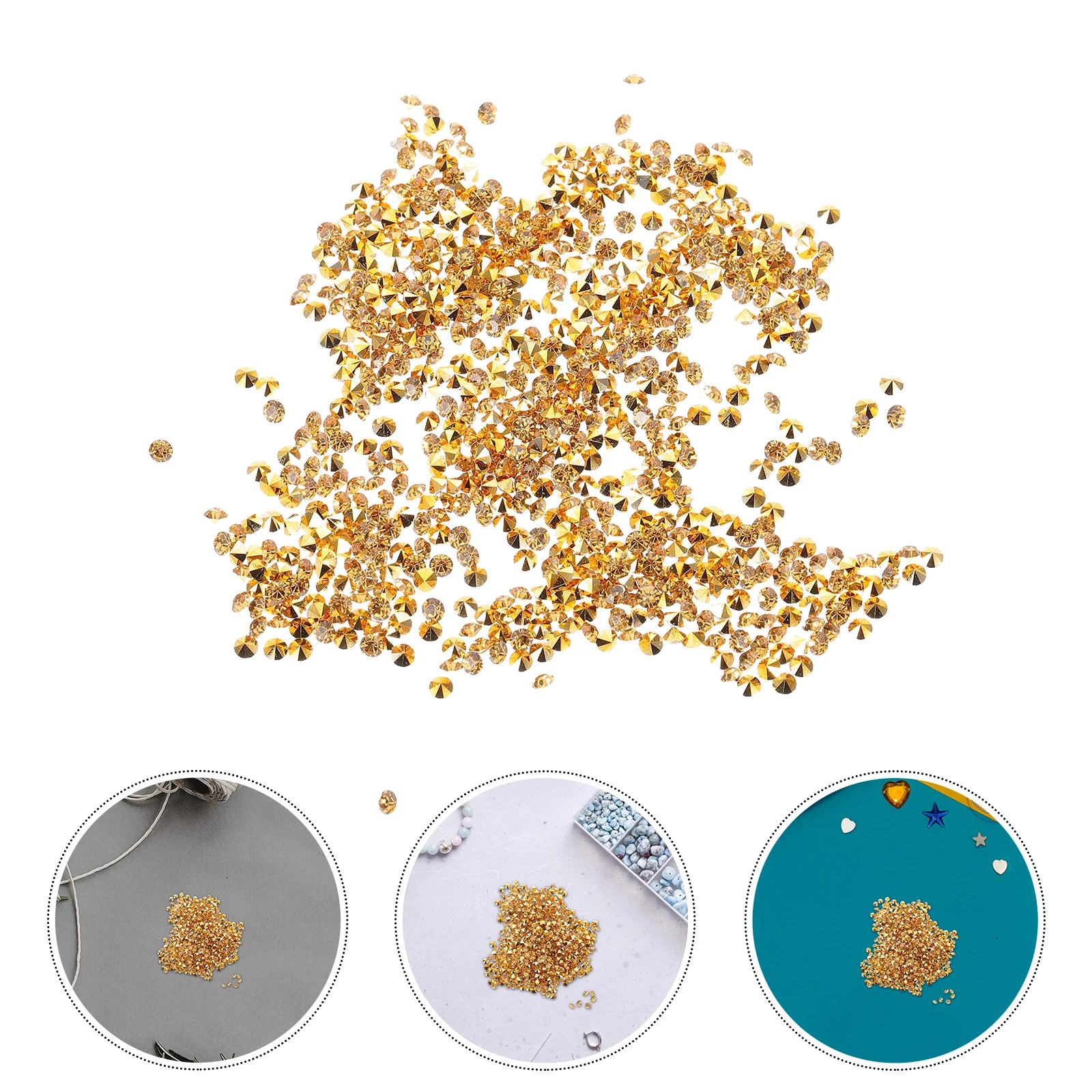 

3000Pcs Transparent Acrylic Rhinestones 3Mm Flatback Clear Stones for Craft Supplies Jewelry Making Body Art Accessories