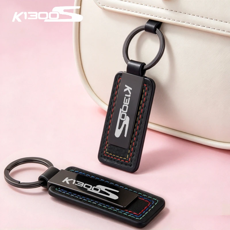 Alloy Car Styling Keychain Laser Engraving Keyrings for K1300S K1300 S 2026 2025 Logo Key Ring Pendant Gift Accessories For BMW