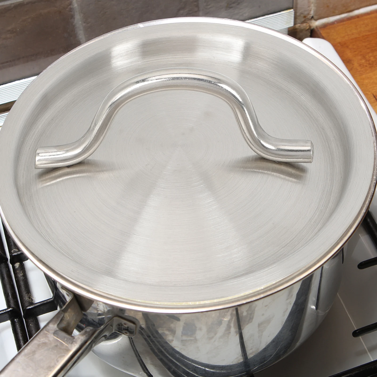 

Stainless Steel Bucket Cover Pot Lid Replacement Lids for Pans Elegant Texture Smooth Design Efficient Cleaning Universal