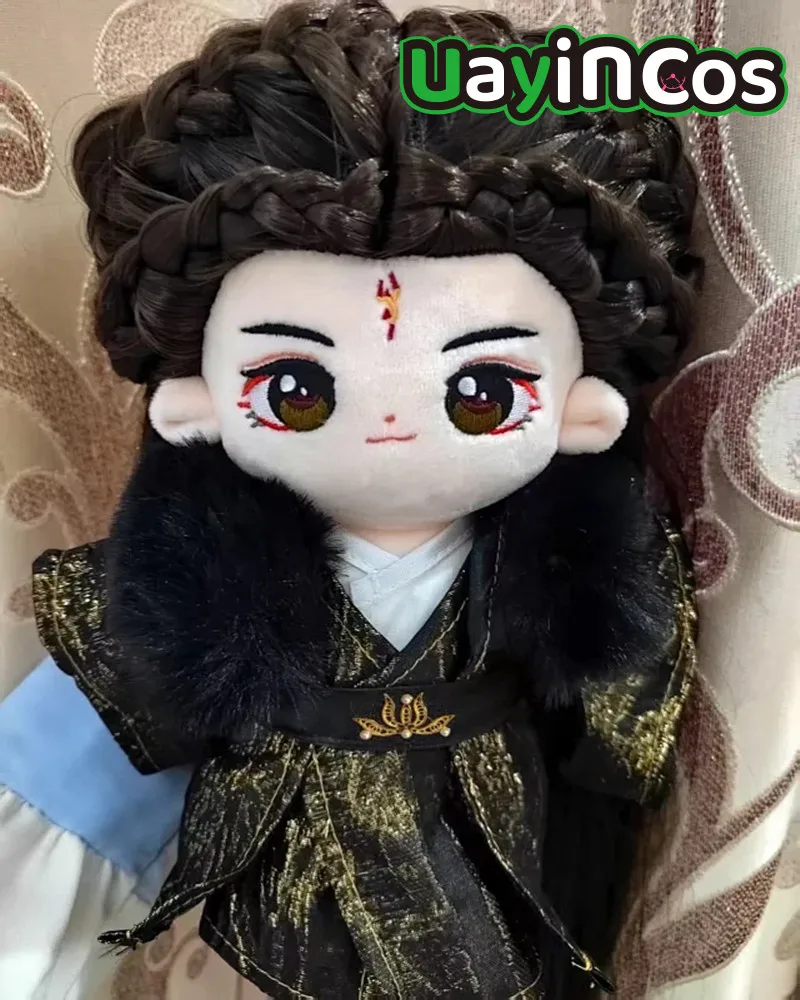 

Till The End of The Moon Luo Yunxi 20cm Doll Clothes Ancient Hair Crown Clothing Suit Stuffed Doll Anime Toy Kids Cosplay Gif