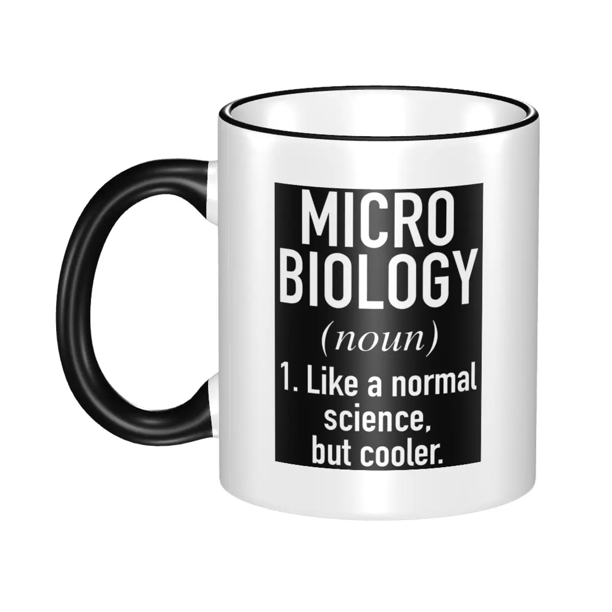 Microbiology Funny Microbiologist Definition Mug Funny Ceramic Coffee Cups Tea Mugs Milk Cup Drinkware Gift for Friends