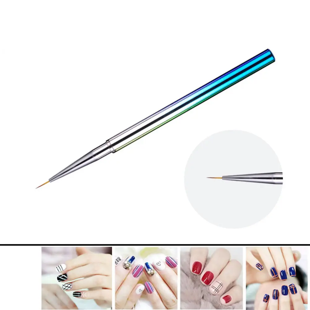 

Набор из 3-х ультратонких кистей для рисования на ногтях, инструмент для тонких деталей, для самостоятельного дизайна ногтей, рисования линий, цветов и узоров
