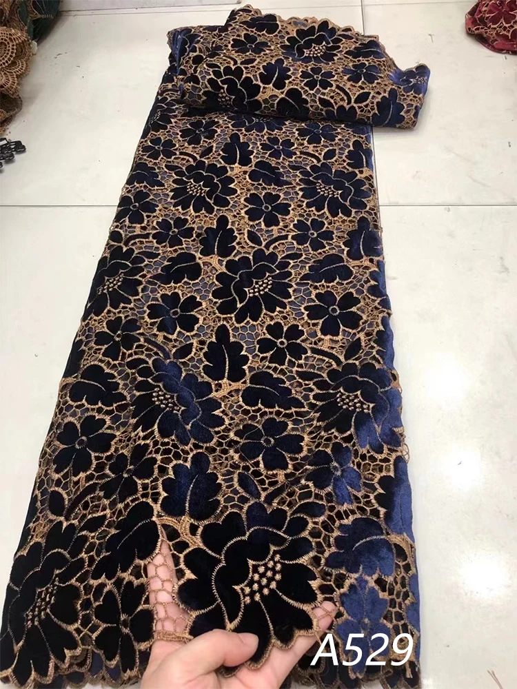 قماش دانتيل حبل جبير ، تطريز أفريقي ، شبكة فرنسية ، جودة عالية ، فستان ذاتي الصنع ، A529 ، أحدث ، 5 ياردة ، 24 #5
