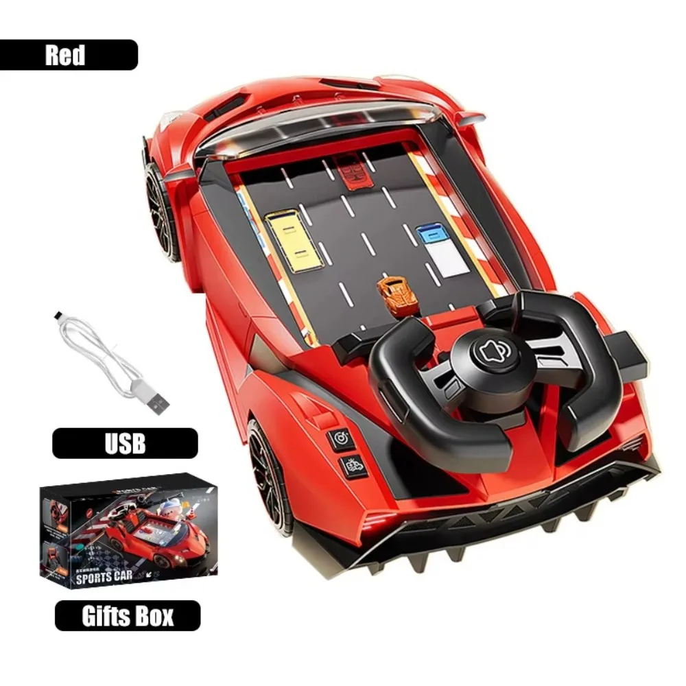 

Музыкальная игрушка-руль с подсветкой, электрическая гоночная интерактивная игрушка, USB-питание, свет и звук, модель автомобиля