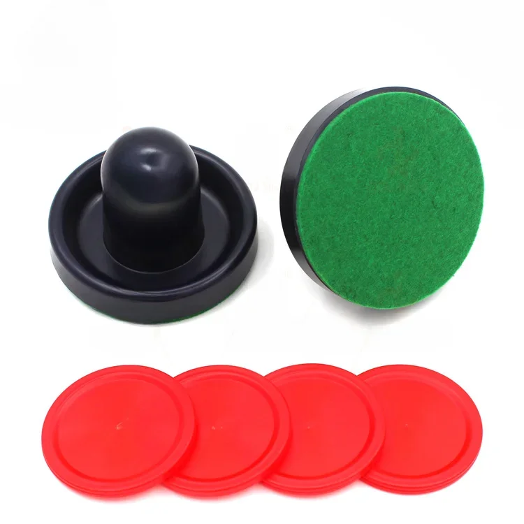 JCBIZ Lot de 12 palets ronds de rechange pour tables de jeu, équipements, accessoires - Vert - 64 mm