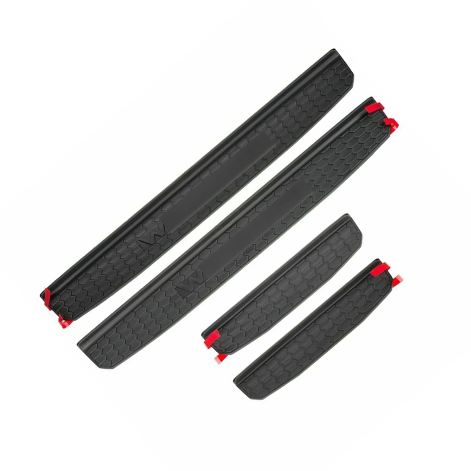 NUOVO 4 Pz OEM 82215394 4 Porte Nero Modellato Davanzale Della Porta Guardie Per 2018-2023 JEEP WRANGLER JL/JT Auto Accessori Esterni