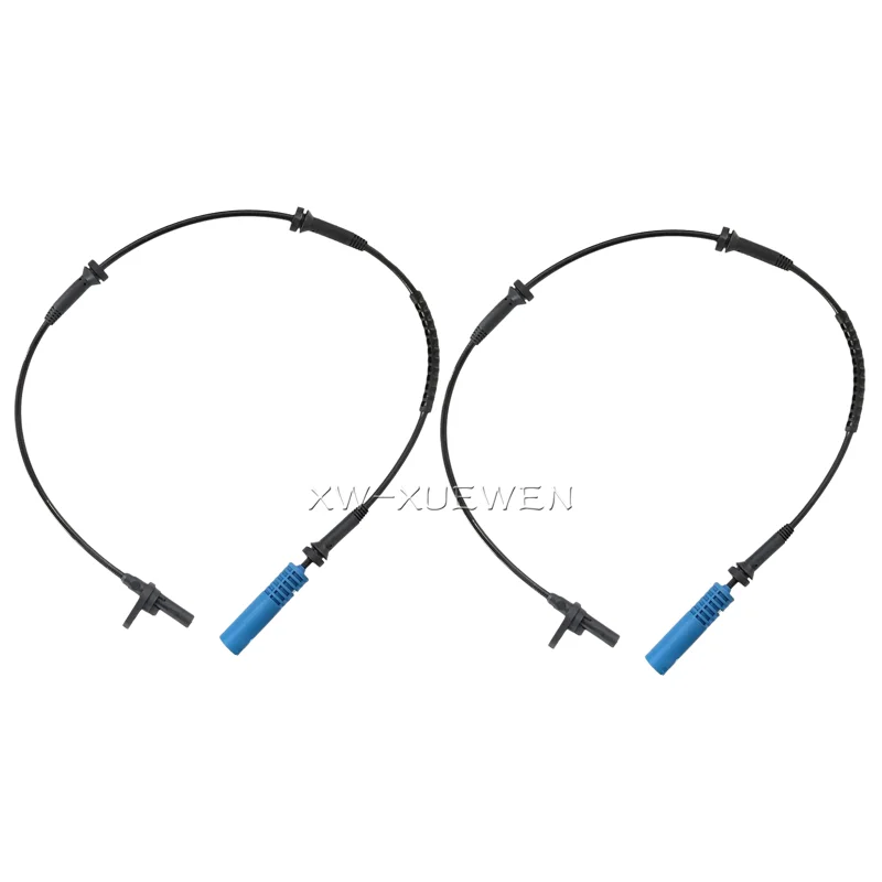 2PCS Front ABS Wheel Speed Sensor 34526771700 For BMW E60 E61 530xi 530xd 525xi 525xd N53B30A N52B30 M57306D3 N53B30A