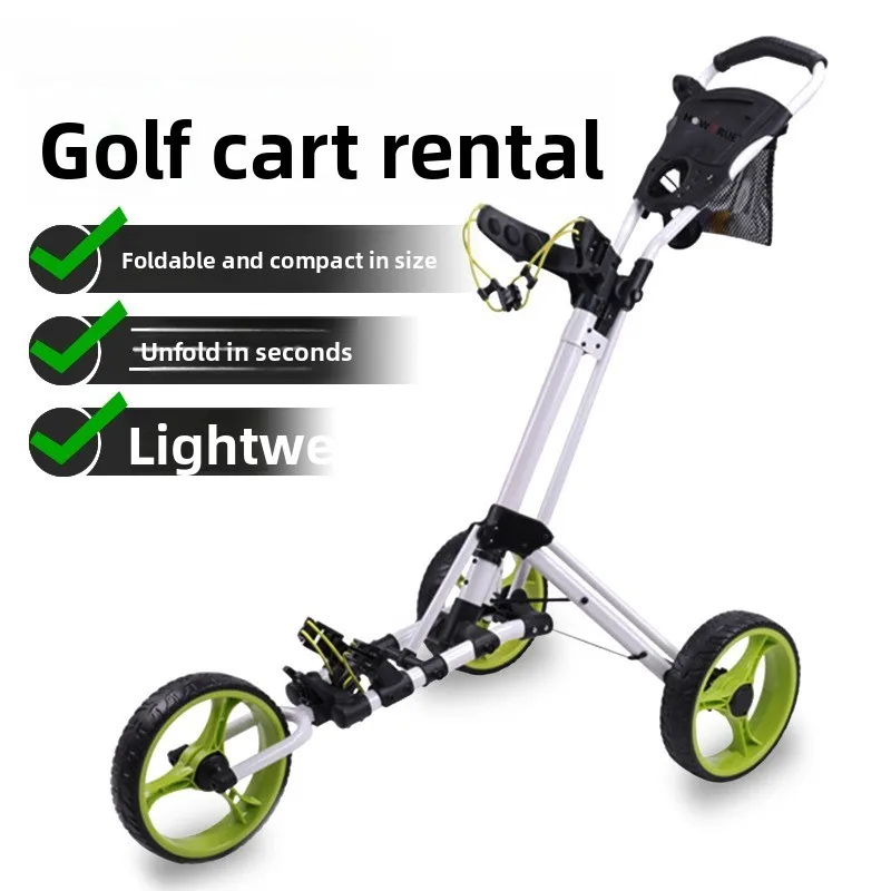 Directly From The Manufacturer Golf Carts, Three-wheeled Aluminum Carts Foldable Ball Carts, Golf Trolleys