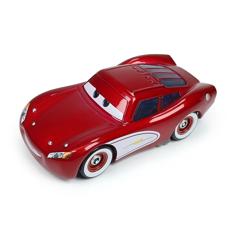 Disney Figures The King Helicopter Pixar Cars Doc Hudson Lightning McQueen Storm Jackson Metal Model Racing Car Toys Kids Gifts