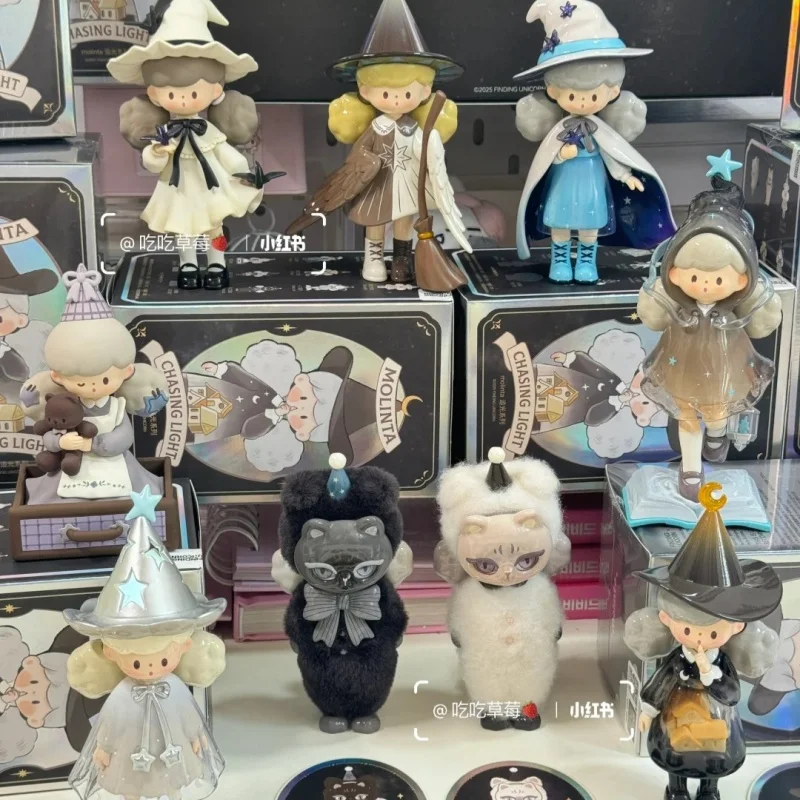 Nowość w magazynie Oryginalna seria Molinta Chasing Light Blind Box Kawaii Doll Mystery Box Anime Figure Room Decoration Collection Gift