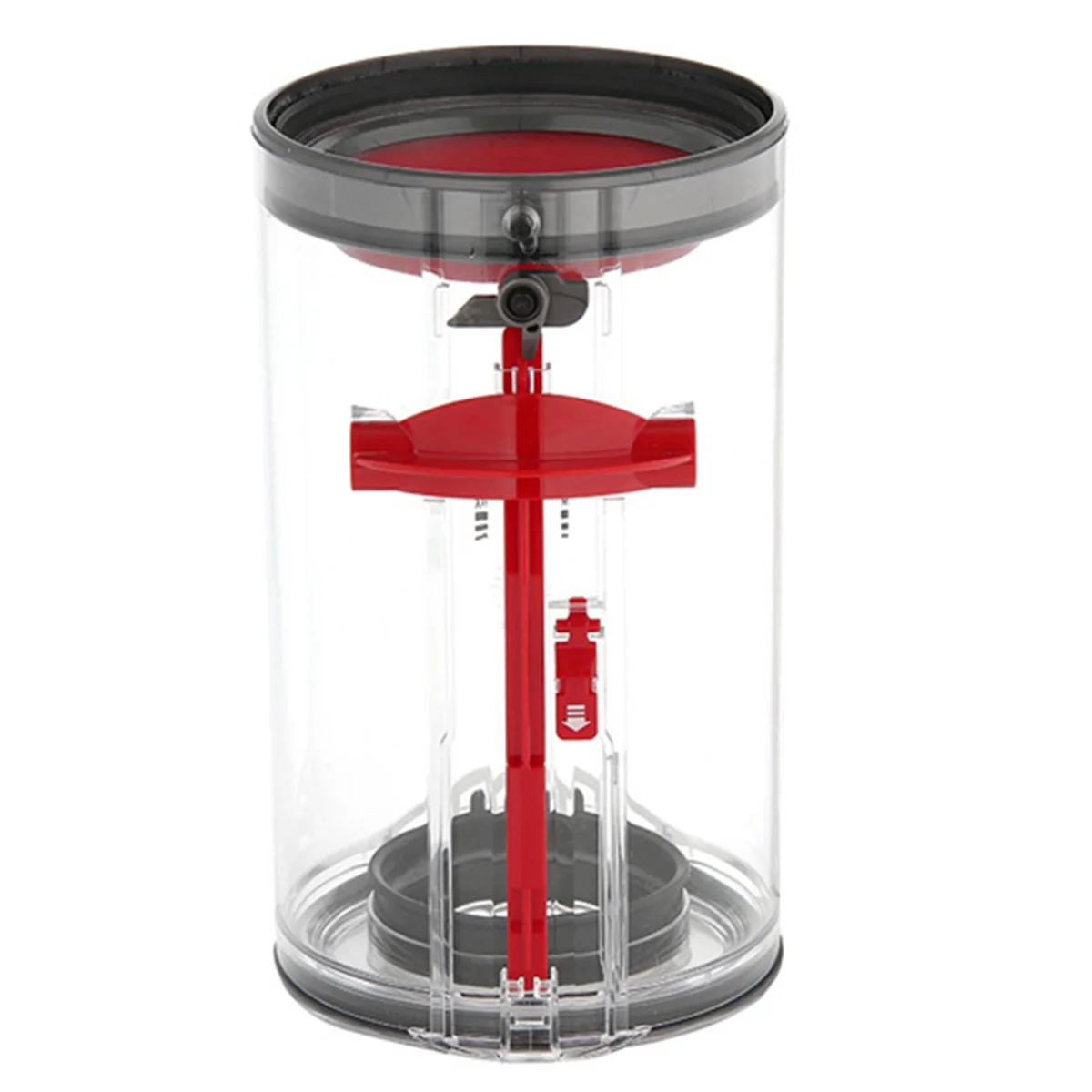 A58E-Ember Tempat Sampah Besar untuk Dyson V10 SV12 Penyedot Debu Hewan Absolut Siklon Pengganti Wadah Tempat Sampah Bening Besar/Panjang