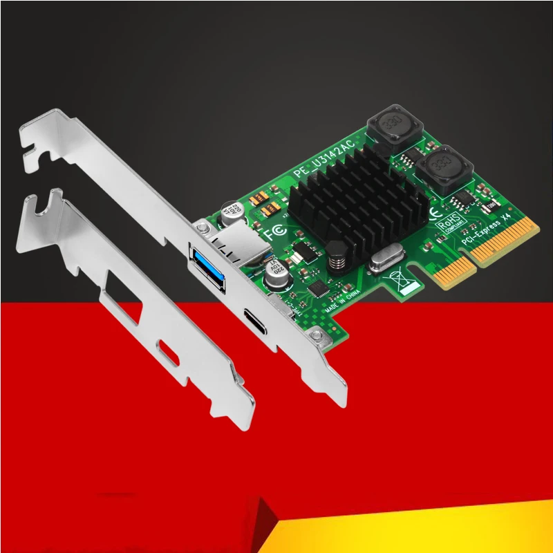 

USB 3.1 Type C PCIe Плата расширения PCI-e к Type C и Type A 3,0 USB адаптер USB 3,1 Gen 3 PCI Express контроллер концентратор для настольного компьютера