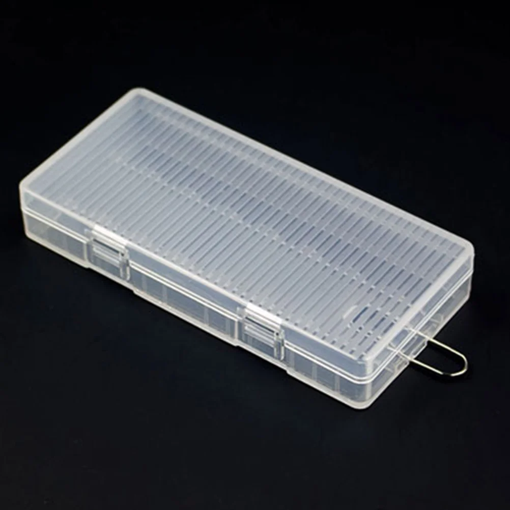 

Storage Box 8 Capacity Transparent Impact Resistant PP Material Small Convenient Carrier Case for Aa No5 Batteries