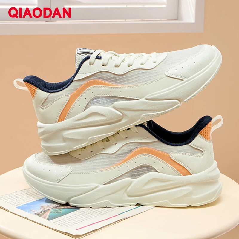 

QIAODAN XING YUE Skateboarding Shoes New Breathable Mesh Casual Lightweight Sportwear Anti Slip Low Top Sneakers QXL043252415