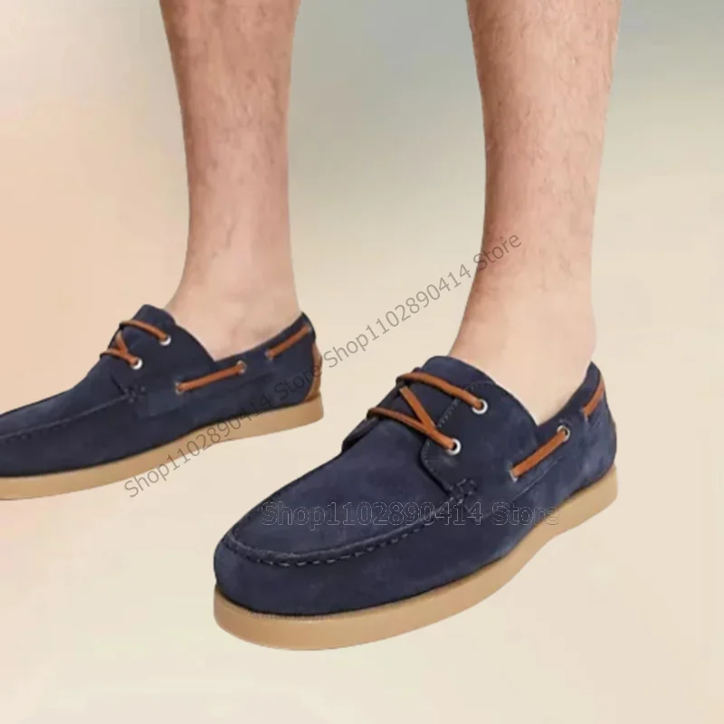 

Blue Sewing Design Beige Sole High Top Men Shoes Fashion Slip On Male Shoes Luxury Handmade Party Feast Banquet Men Casual Shoes