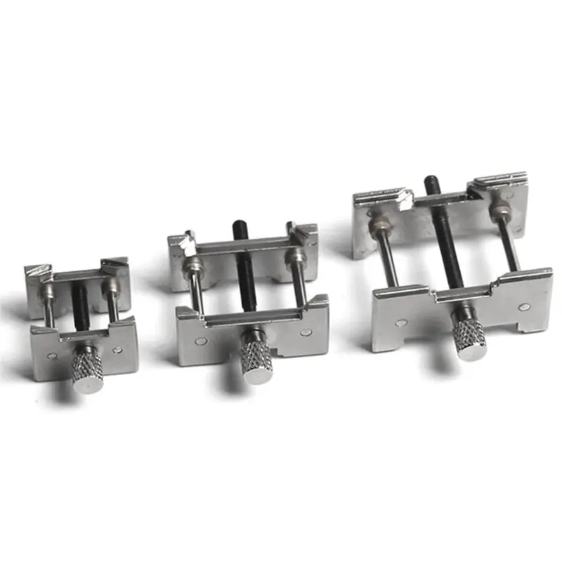 A32HOT-Ideal For Watchmakers And DIY Enthusiasts, Watch Repair Tool Kit- 3 PCS Metal Reversible Watch Movement Holders