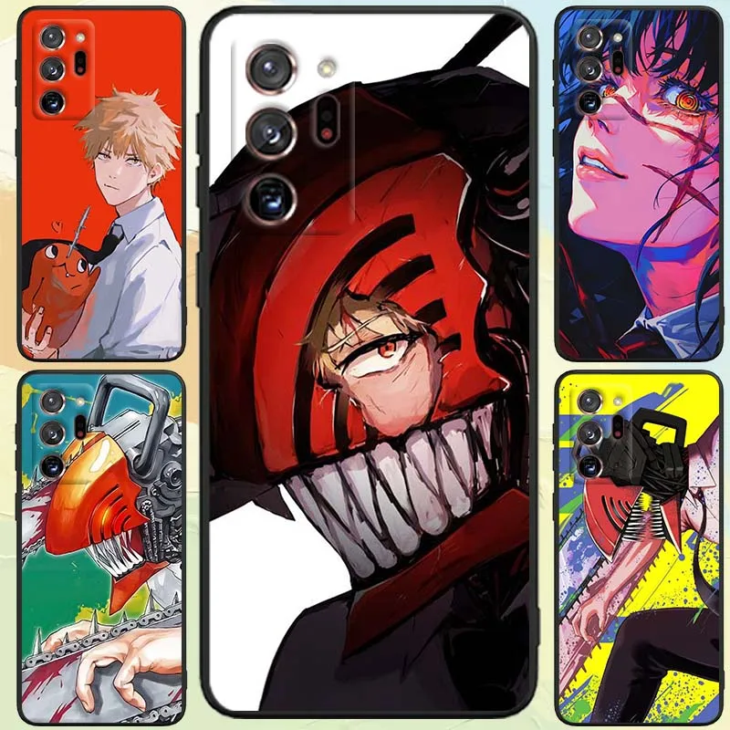 

Anime C-Chainsaw M-Mans For Samsung A73 A72 A71 A55 A54 A53 A52 A51 A13 A22 A16 A15 A05s A14 A05 A06 5G Black Phone Case