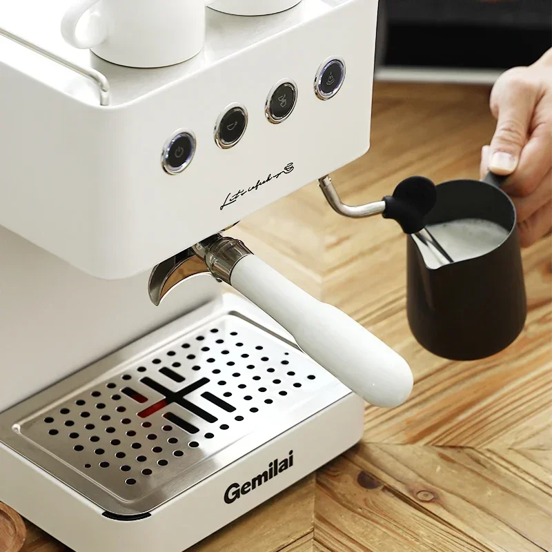 Gemilai CRM3005G Home Coffee Machine Semi Automatic Office Small Italian Concentrated Steam 220V