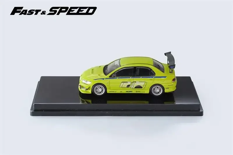 Fast Speed FS 1:64  EVO VII FNF Green Diecast Model Car