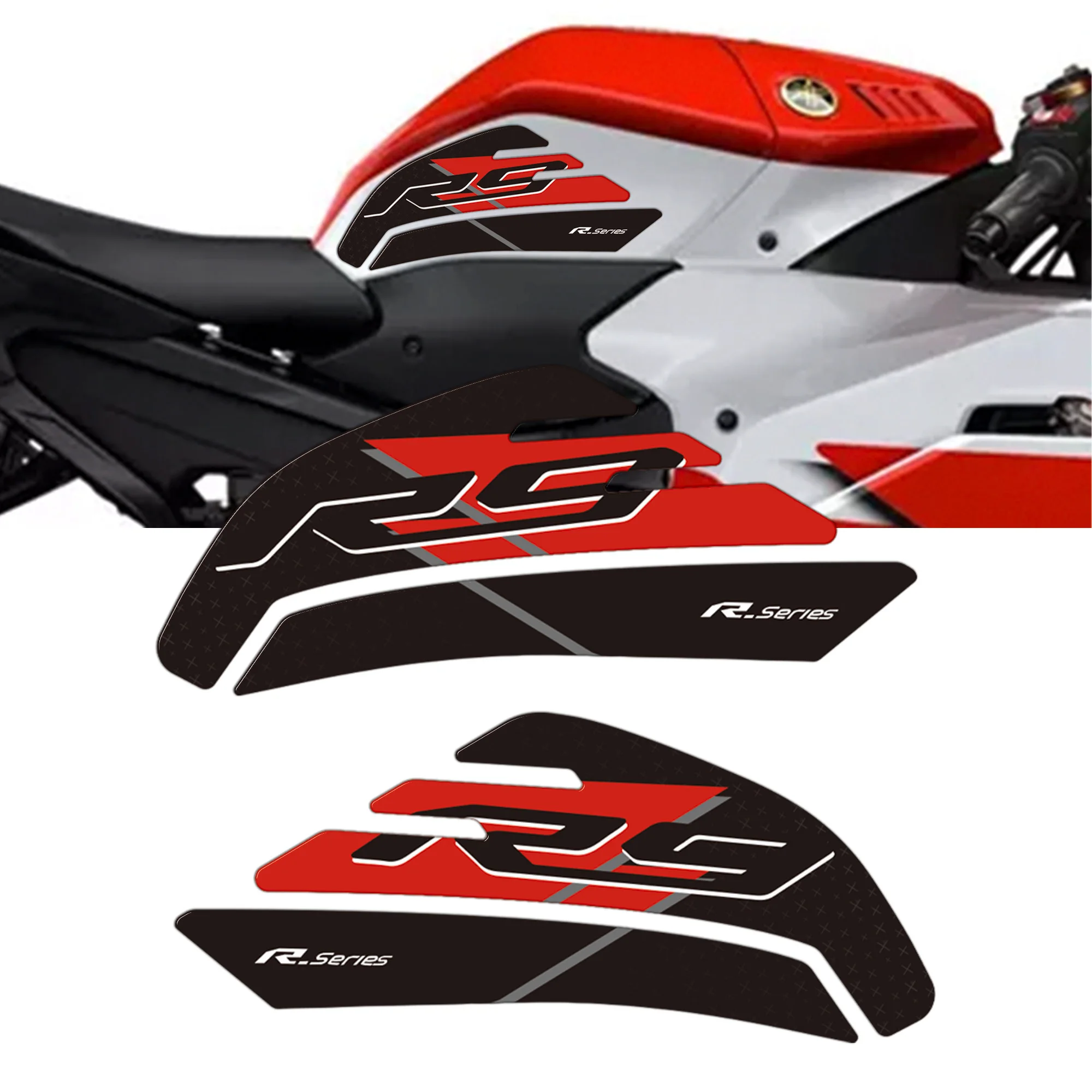 Fuel Tank Protector Pad Side Grips Decals Stickers Kit Compatible with YZF-R9 2025 onwards
