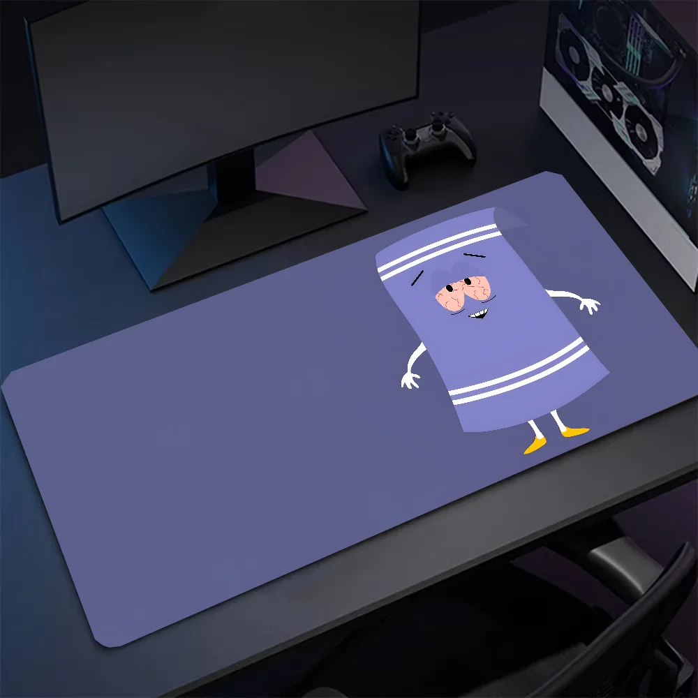 Tapis de souris de jeu S-South Park Towelie, grand, LockEdge épais, clavier d'ordinateur, table, bureau, polymères