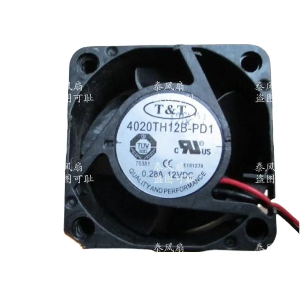 

40mm Fan for T&T 4020TH12B-PD1 12V 0.28A 4020 4CM 40x40x20mm Chassis Cooling