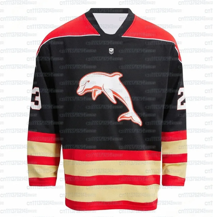Sommer Neu 2026 NRL Australien Hockey Trikot Herren 3D-Druck Langarm Sport Freizeit Schnelltrocknend T-Shirt Familien-Match – Detail 8
