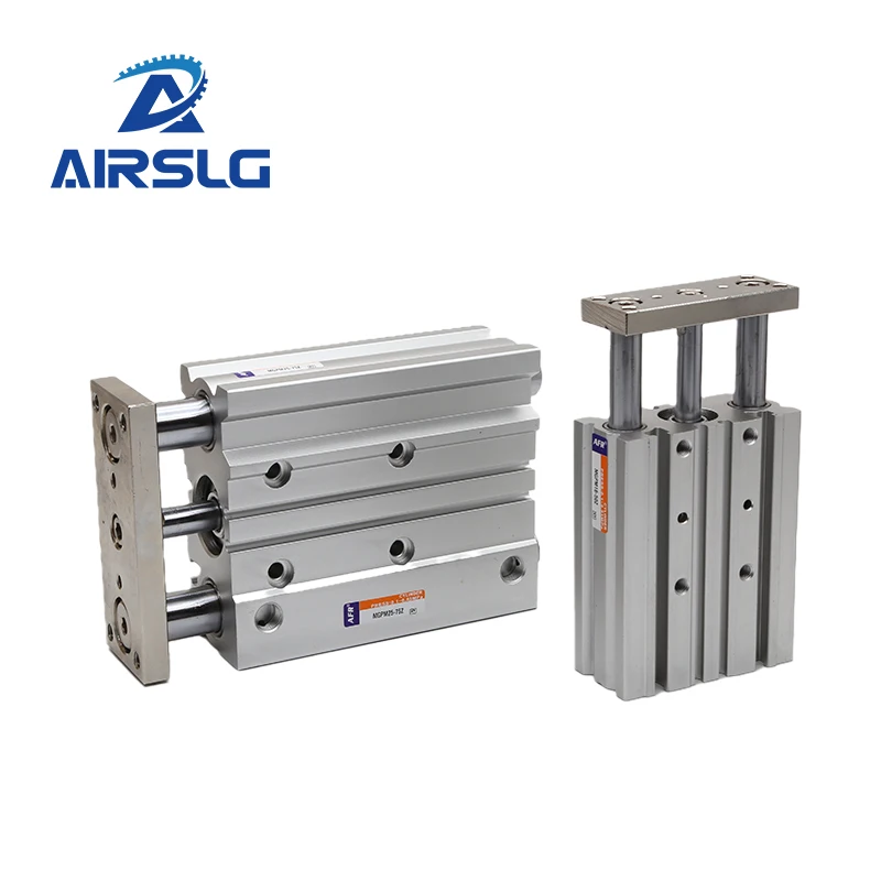 MGPL AFR Brand Pneumatic Compact Guide Cylinder MGPL12 MGPL16 MGPL20 MGPL25 MGPL32 MGPL40 MGPL50 MGPL63 MGPL80 Stroke 10-400MM