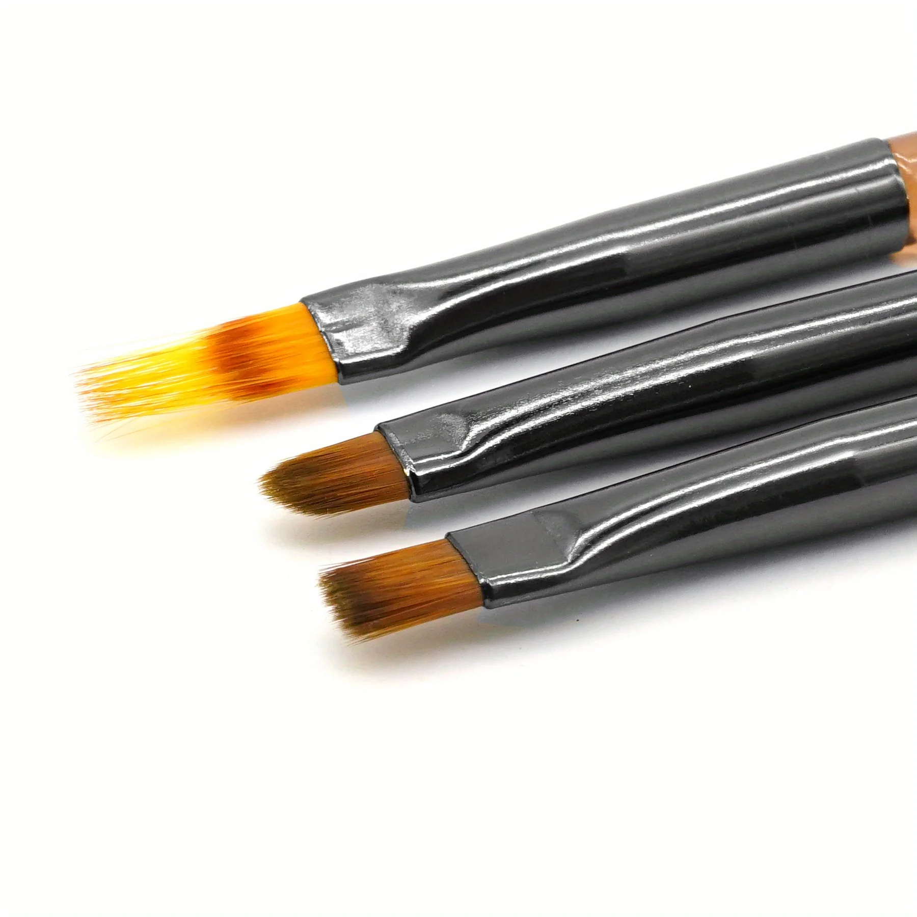 3PCS Double-Headed Nail Art Brush, Dual-Use Line Drawing Gradient Carving Light Therapy Pen Manicure Accessories