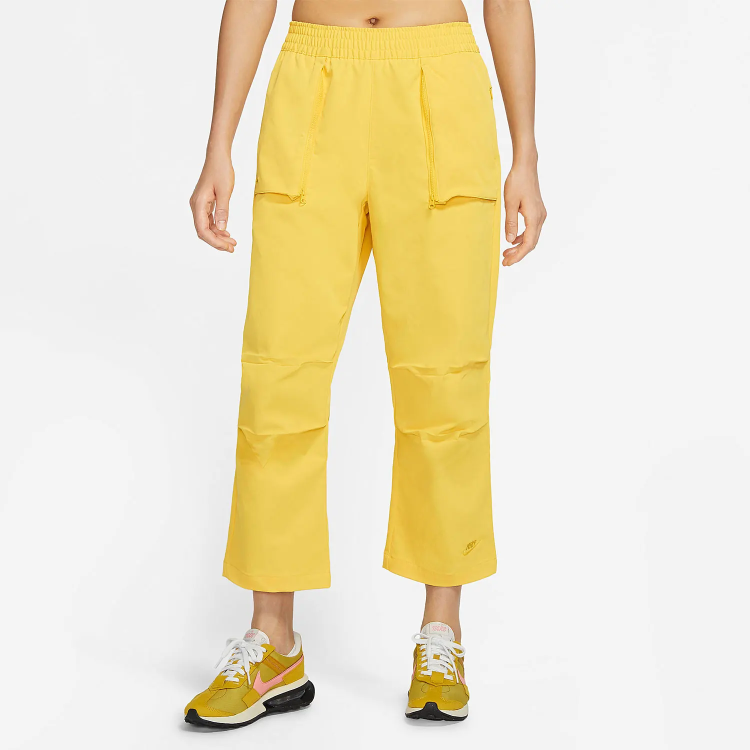 Nike genuine Oversized Pocket Wide-Leg Women's Woven Sports Pants DQ6660-719