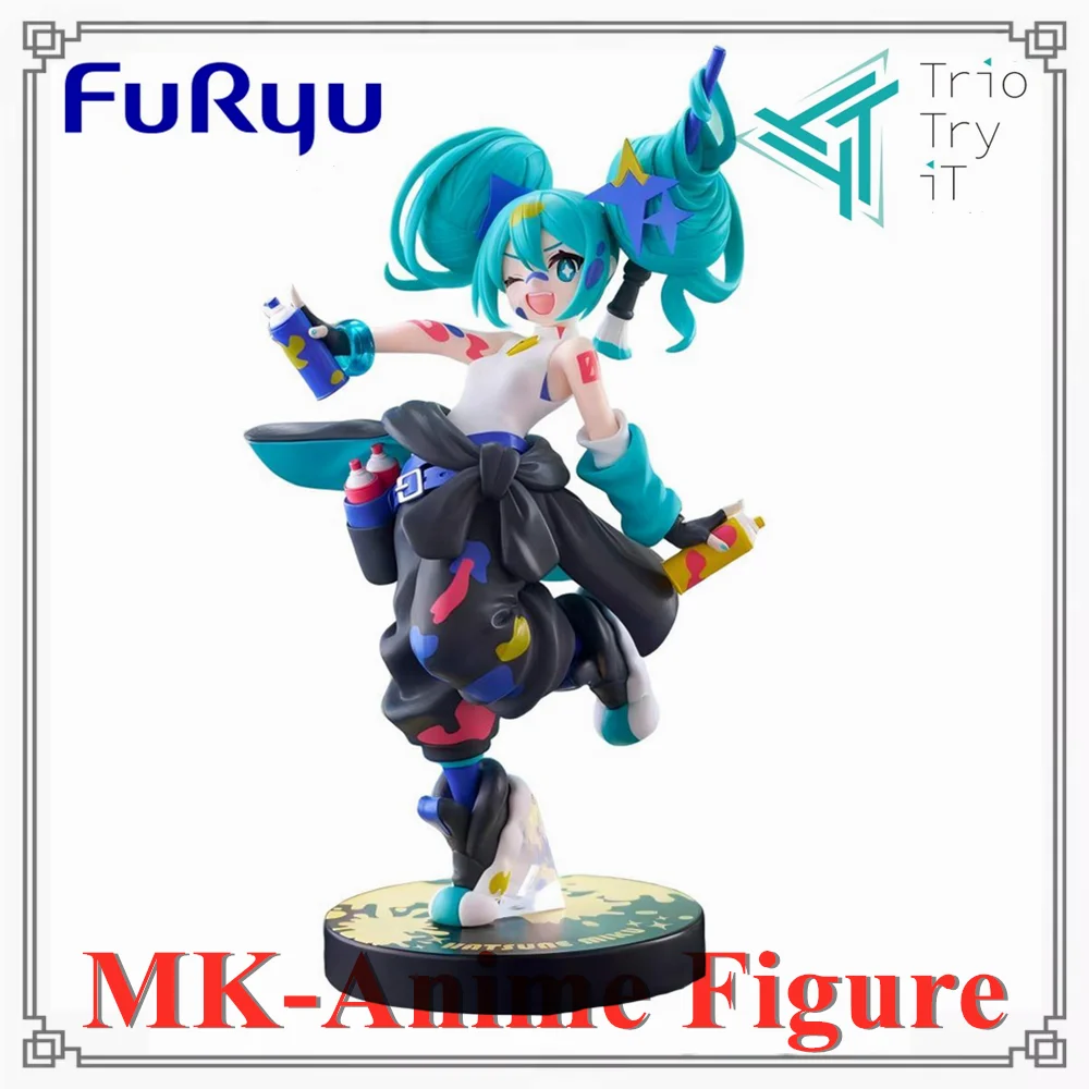 オリジナル-フリュー-初音ミク-トリオ-try-it-アクションフィギュア-ペイントスペシャルver-アニメアクションフィギュア-モデル玩具-フィギュア-pvc製おもちゃ