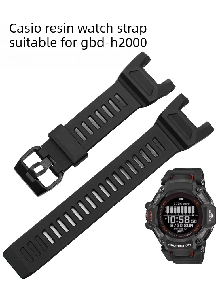 

Resin Watch Strap Is Suitable for Casio GBD-H2000 Series Sports Mountaineering Waterproof Watch Strap Accessories