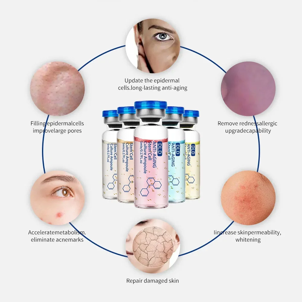 10 قطعة حمض الهيالورونيك أمبولة مجموعة مصل النياسيناميد السلمون DNA يرطب تجديد تقليص المسام سبا الجمال العناية بالبشرة