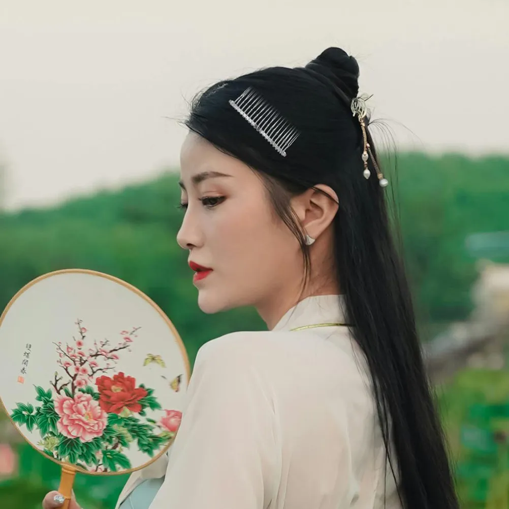 

20 шт. свадебных гребней для волос с серебряной проволокой, 20 зубцов, элегантные свадебные аксессуары, боковые зажимы-гребни для фаты, для укладки причесок невесты