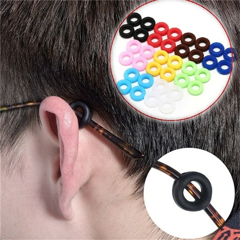 10Pairs Fixed Glasses Legs Accessories Spectacles Non-slip Sleeves Ear Hooks Ear Support Sunglasses Leg Covers Silicone Grips