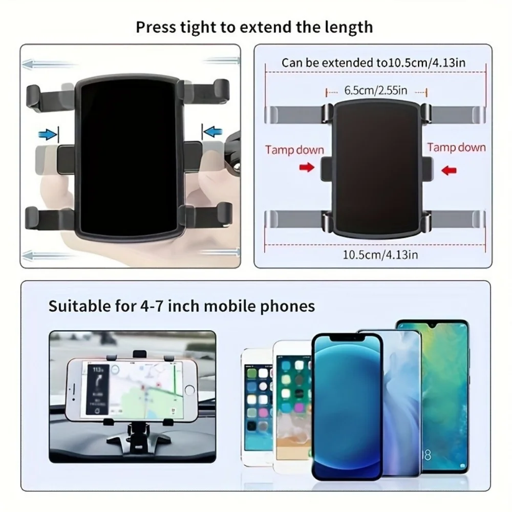 Universal Car Phone Holder 360° Windshield Car Dashboard Mobile Cell Support Bracket For iPhone Pro Max X Xiaomi Huawei Samsung