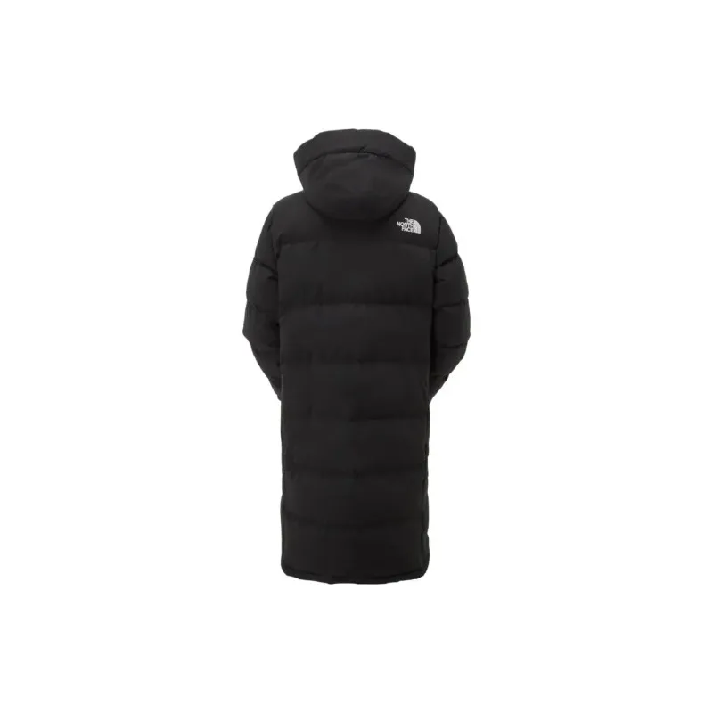 THE NORTH FACE FW23 Logo Casual Warm Hooded Down Jacket Unisex Black