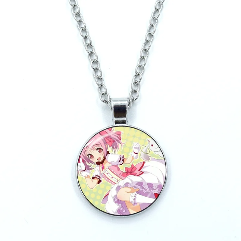 Puella Magi Madoka Magica Cúpula De Vidro Pingente, Kaname Madoka Cosplay, Cabochão Jóias De Cristal, Moda