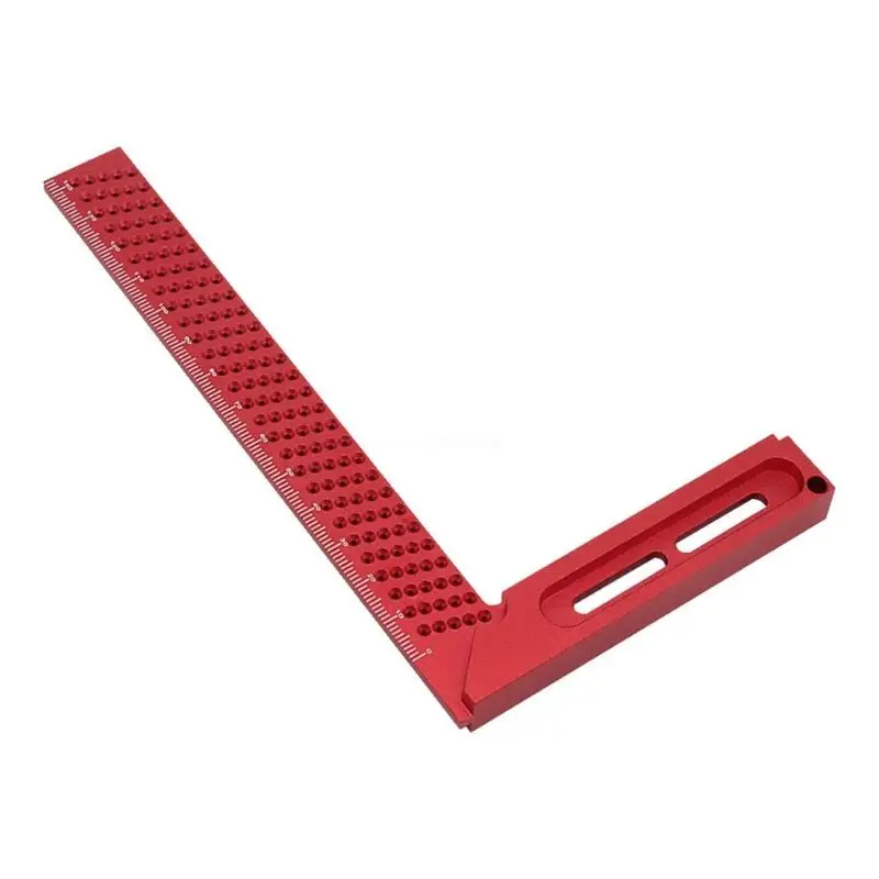 Woodworking Scriber, Multifunction Woodworking Aluminum-Alloy Measure Ruler for Carpenter 160MM Dropship