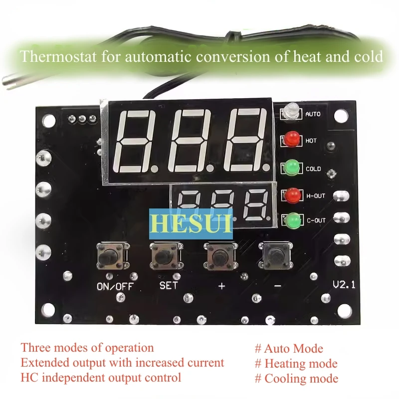 

XH-W1504 Semiconductor cooling sheet thermostat Automatic constant temperature controller positive and negative automatic switch