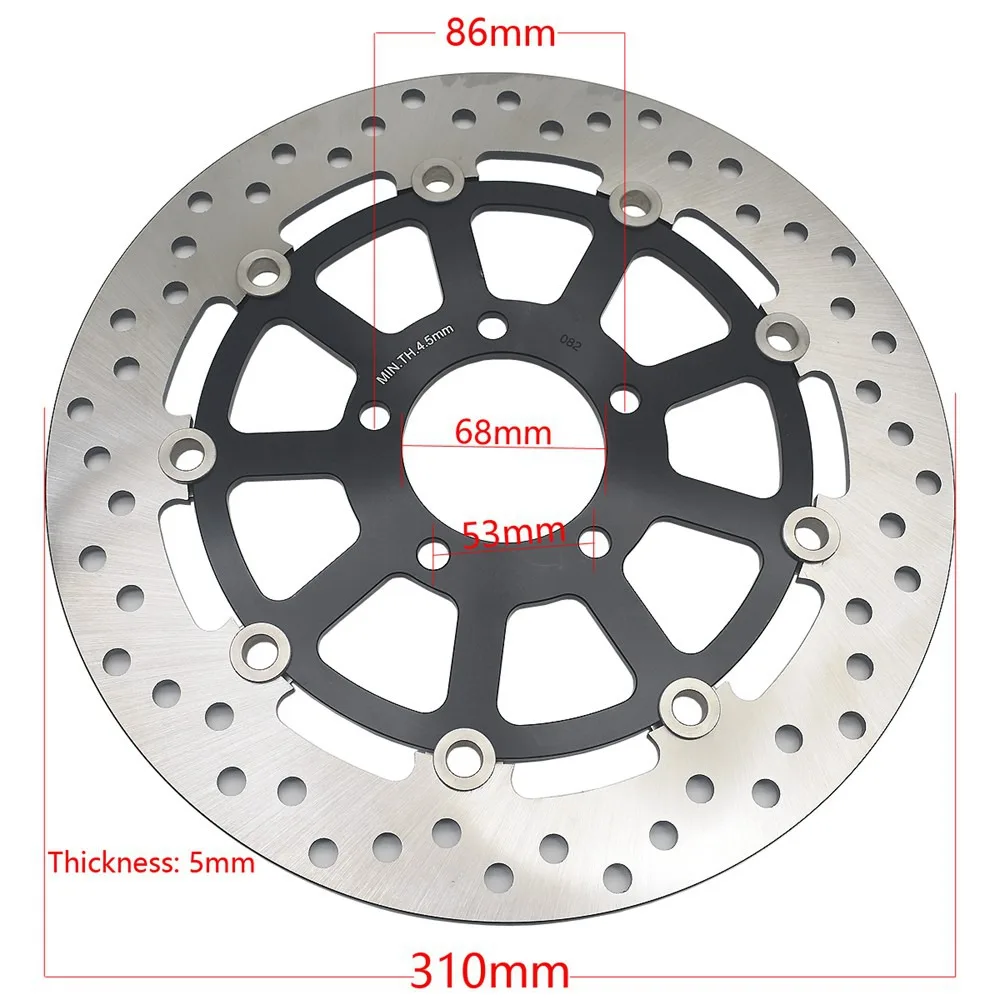 310mm Front Brake Discs Rotors For Suzuki DL650 V-Strom 2004-2006 DL 1000 K/L 2002-2012 DL1000 Adventure 2012 SV1000 2003-2007