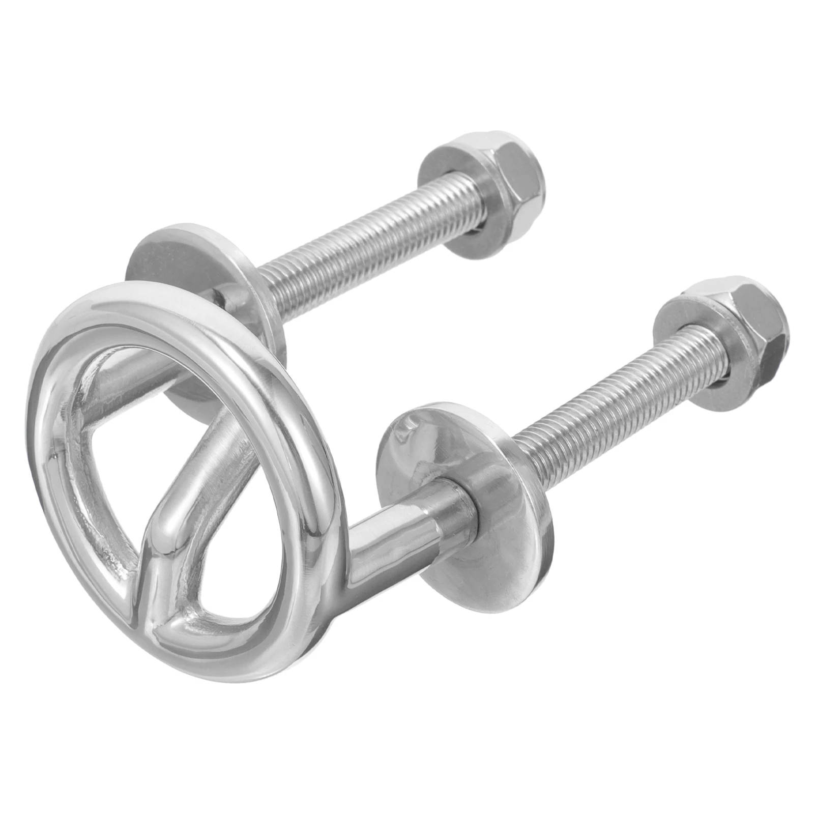 

1pcs Stainless Steel Water Ski Tow Ring 62mm Diameter for Yacht Boat Accessories Towing Tool Pontoon Ski Bar Tubing Hook