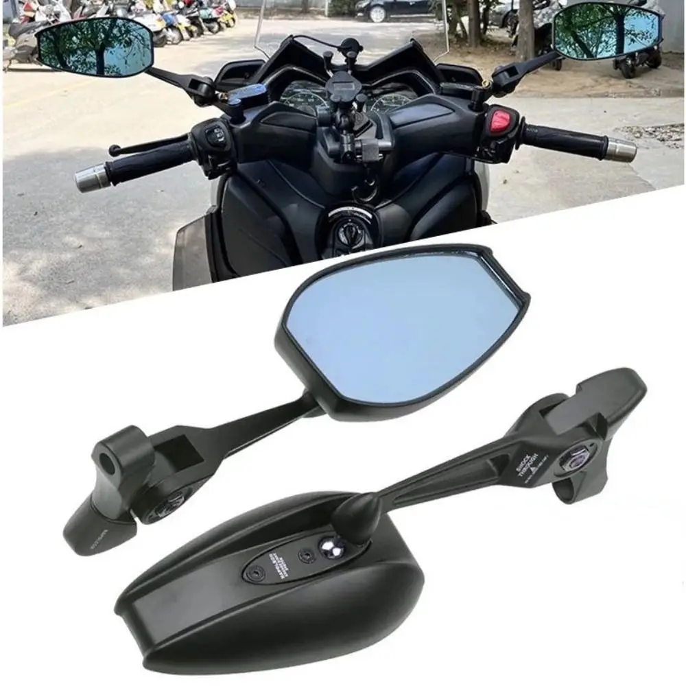 Universal Napoleon Aluminum Alloy Side Mirror HD Non-Graded Rearview Mirror Adjustable Clean Lens Motorcycle Accessories