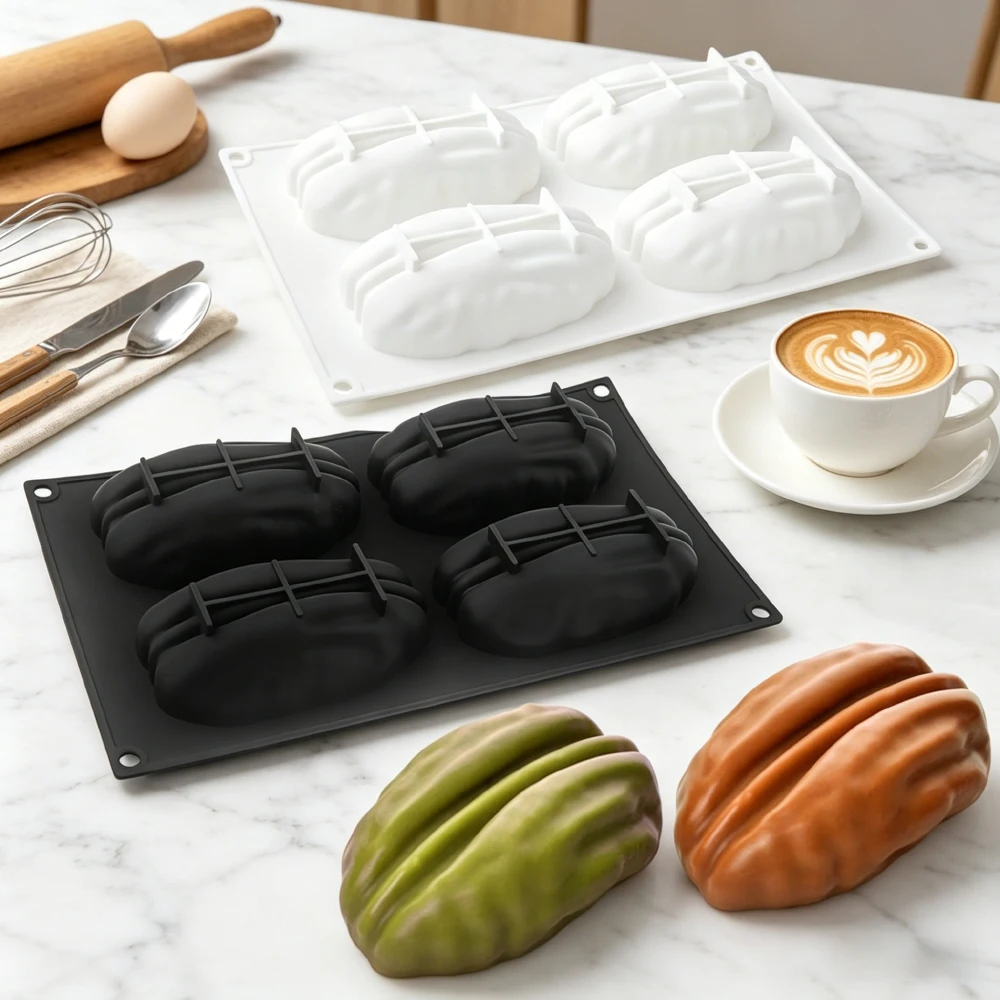 1/3/4/6/12 Cell Pecan Design S - огляд і ціна Soap Mold Silicone Loaf