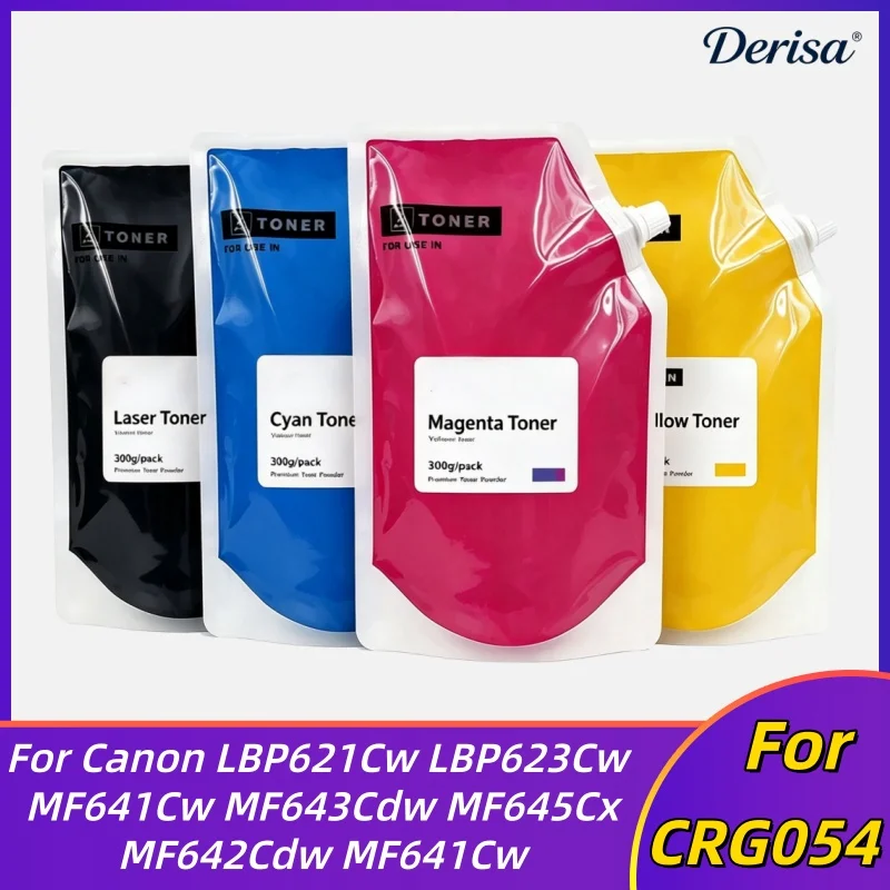 300g/bag CRG054 CRG-054 Toner Powder for Canon Color ImageClass MF641cw MF644Cdw 643cdw MF642Cdw Mf645cx LBP622Cdw LBP621 623
