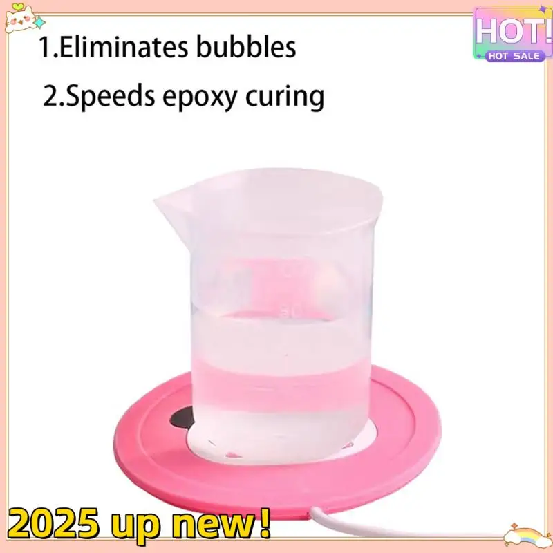 

2 PCS Silicone Heat Pads Pink PVC For Resin Warm Casting Resin Curing Warmer Silicone Bubble Burster Tool For Epoxy Resin Craft
