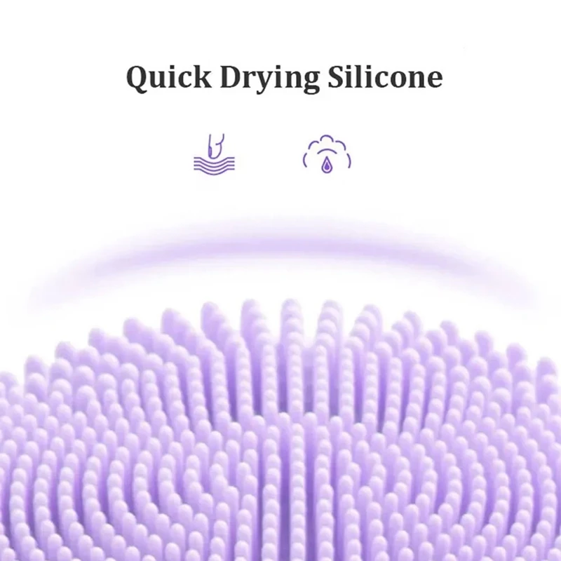 فرشاة وجه كهربائية ، منظف مسام مقاوم للماء ، حزام سيليكون ، شاحن مغناطيسي ، جهاز تنظيف الوجه ، ساخن ، مقاوم للماء