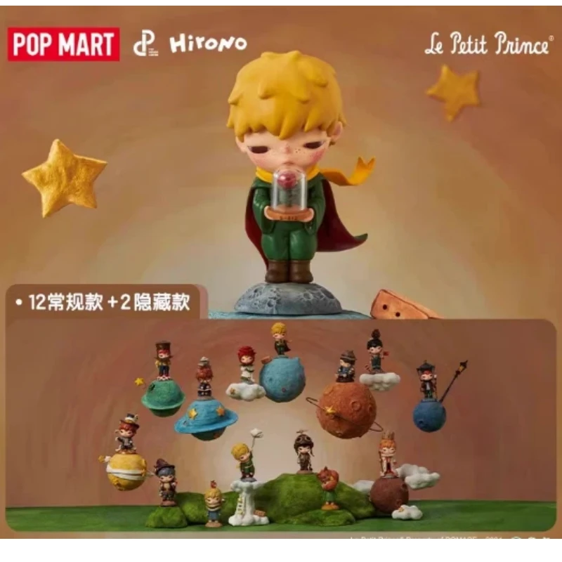 Echte POPMART Hirono x Le Petit Prince-serie Blind Box Kawaii Anime Action Figure Mystery Box Trendy creatief verrassingscadeau
