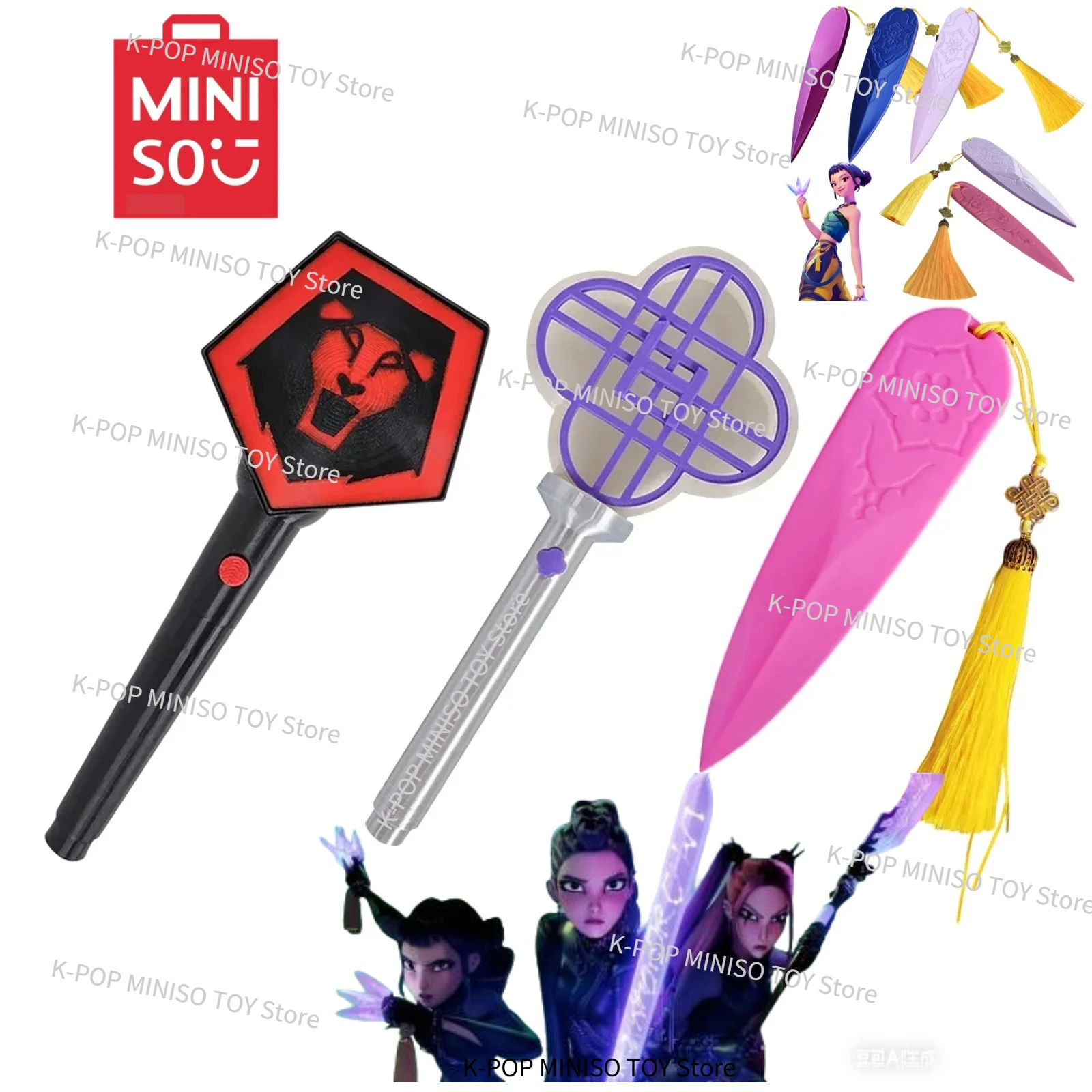 

Kpop Demon Hunters Cosplay Dart Boomerang Weapons Roleplay Props for Girl Group Idol Halloween Carnival Costume Accessories